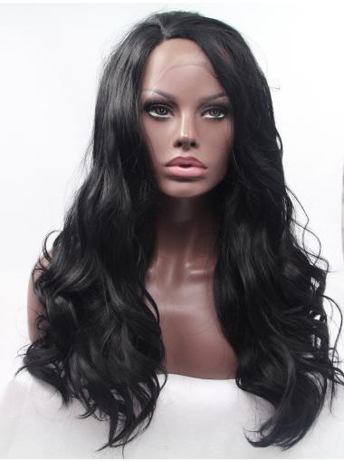 Long Curly Wigs For Sale Curly Synthetic 18 Inches Soft Baby Hair Lace Front Wig