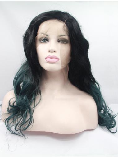Long Curly Synthetic Wigs Without Bangs Long Incredible Pure Natural Lace Front Wigs