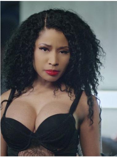 Shoulder Length Curly Wig Without Bangs Curly Synthetic Nicki Minaj Wigs Wigs Celebrity Secret