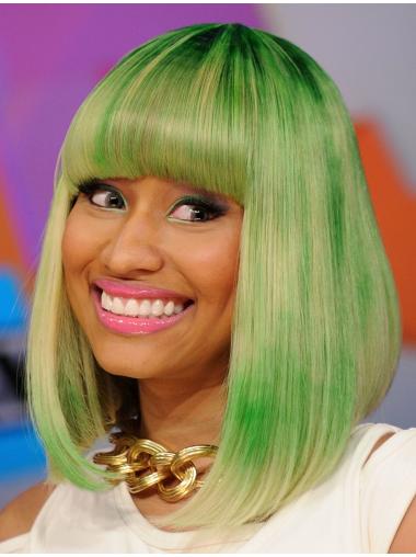 Straight Wig With Bangs With Bangs Straight Synthetic Fashion Nicki Minaj Wigs For Sale