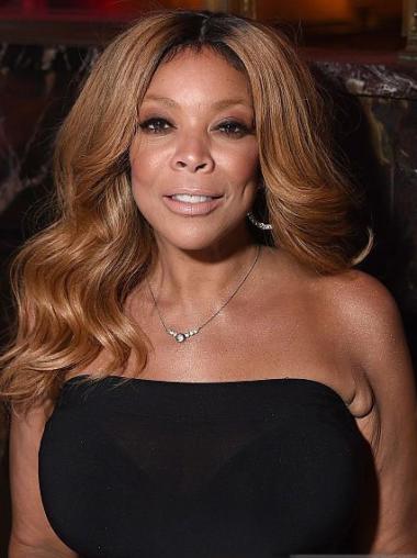 Long Wavy Wig Without Bangs Blonde Long Wavy Synthetic Great Wendy Williams Wigs