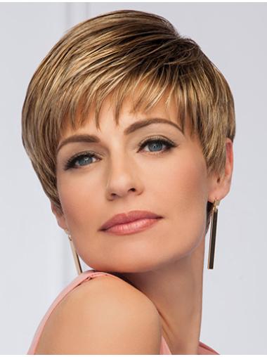 Cropped Wigs Milady Straight Cropped 5 Inches Flexibility Wigs With Monofilament Top
