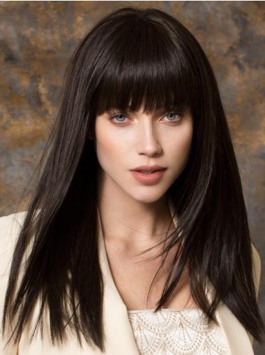 Long Straight Wigs Long Discount Monofilament Wigs With Bangs