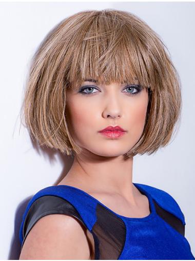 Bob Wigs For Sale Synthetic Chin Length Bobs Auburn 8 Inches Hand Made Wigs