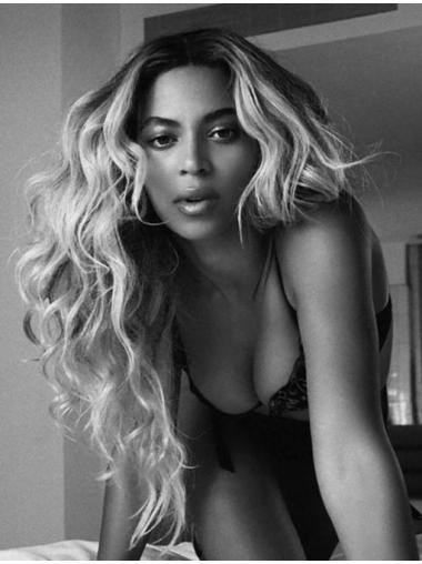 Wigs Long Hair Synthetic Blonde Without Bangs Long Sleek Beyonce Wigs Clearance
