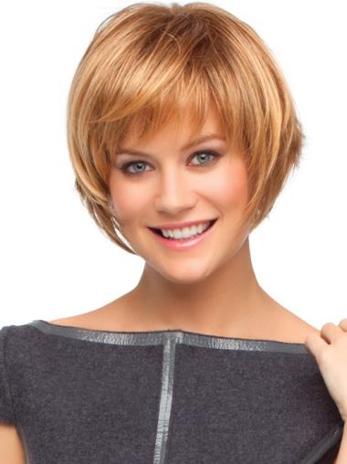 Silver Bob Wig Trendy 7.75 Inches Bobs Straight Synthetic Capless Womens Wigs