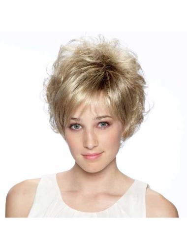 Short Curly Wigs For Women Convenient 8 Inches Synthetic Curly Top Short Wig Styles