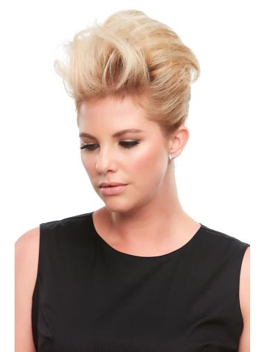 Straight Remy Human Hair 12"(As Picture) Blonde Top This From