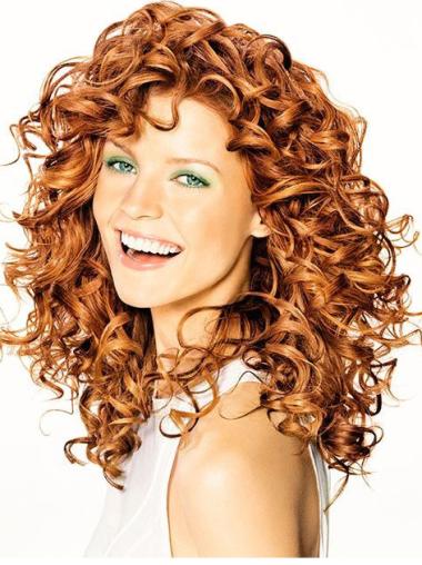 Shoulder Length Curly Wig Lace Front Without Bangs Shoulder Length Celebrity Wigs