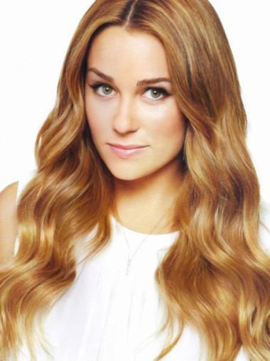 Long Layered Human Hair Wigs Copper Long 20" Affordable Jojo Fletcher Full Lace Remy Hair Wigs
