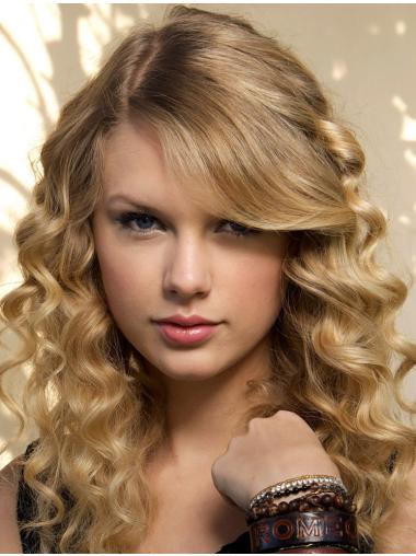 Long Black Wig Human Hair Lace Front Long Remy Human Hair Suitable Taylor Swift Curly Hair Wig
