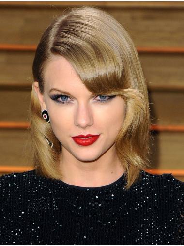 Wavy Shoulder Length Wigs Blonde Wavy 12 Inches Fabulous Taylor Swift Celebrity Style Wigs
