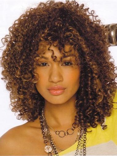 Synthetic Wigs That Look Real Synthetic Kinky Capless High Quality African American Wigs
