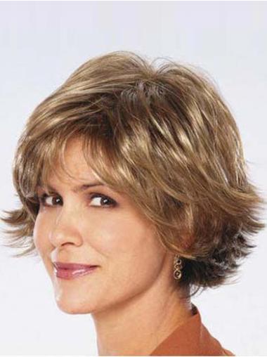 Wavy Layered Wigs Layered Chin Length Synthetic Best Capless Natural Looking Wigs