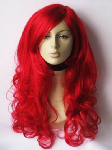 Long Wavy Wigs Red Long Synthetic Best Expensive Lace Wigs