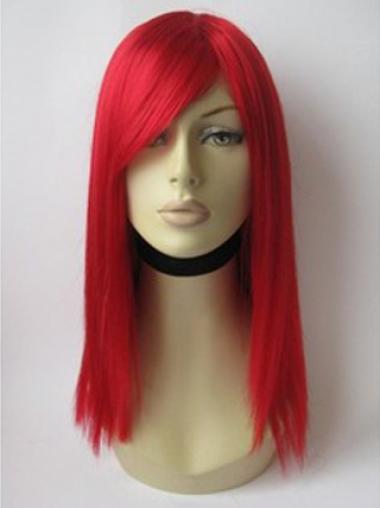 Medium Human Hair Wigs Capless With Bangs 14" Suitable Realistic Wig For Sale