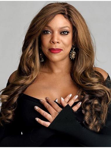 Long Remy Human Hair Wigs Full Lace Wavy 24" Amazing Wendy Williams Natural Hair Wigs For Women