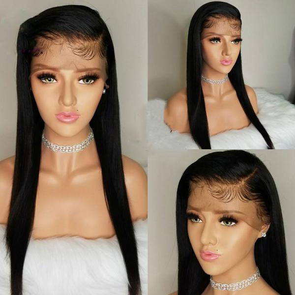 Full Lace Wigs Brazilian Remy Hair Full Lace Wigs For Black Women Bleached Knots