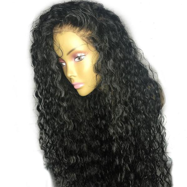 Human Hair Wigs With Baby Hair Glueless Curly Full Lace Wigs For Women Brazilian Remy Hair