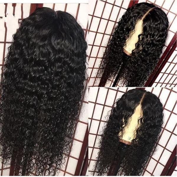 Human Hair Wigs With Baby Hair Pre Plucked Natural Hairline Deep Wave Remy Hair Wigs