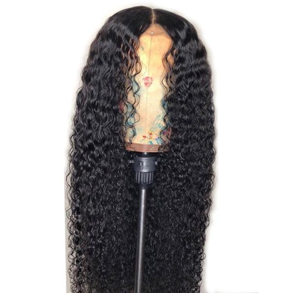 Human Hair Wigs For Women Pre Plucked Curly Lace Front Wigs With Baby Hair