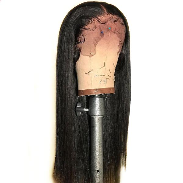 Straight Remy Hair Wig Brazilian Lace Front Wig With Baby Hair