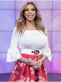Wavy Synthetic Wig Beautiful Long Wavy Without Bangs Blonde Wendy Williams Wigs