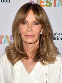 Shoulder Length Wavy Wig Shoulder Length Modern Wavy Lace Front 14" Synthetic Jaclyn Smith Wigs