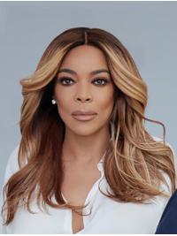 Synthetic Without Bangs Wigs Long Top Wavy Lace Front 16" Synthetic Wendy Williams Wigs