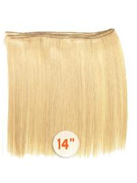 Remy Human Hair Straight Blonde Extensions For Short Hair