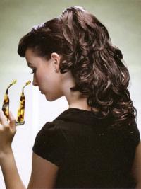 Brown Wavy Synthetic Hairstyles Ponytails For Black Women