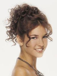 Synthetic Curly Ideal Hairpieces And Half Wigs