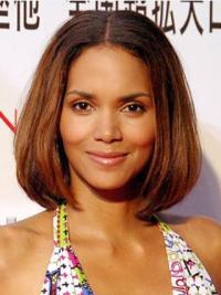 Bob Hair Straight Wigs Bobs Chin Length Halle Berry Hairstyle Wigs Online