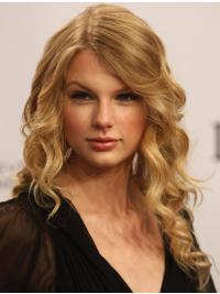 Long Silver Grey Wigs Human Hair Wigs 100% Hand-Tied Exquisite Taylor Swift Human Wavy Long Blonde Hair