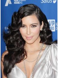 Long Curly Wig Without Bangs Lace Front Without Bangs Long Popular Kim Kardashian Wear Wigs