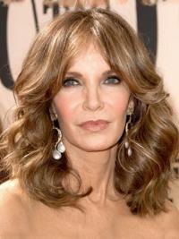Shoulder Length Wigs Curly Human Hair Wigs Lace Front Layered Remy Human Hair 14 Inches Great Look Up Jaclyn Smith