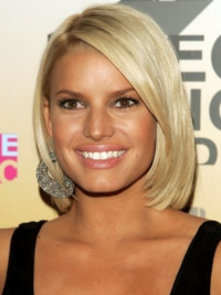 Wigs Buy Short Wigs Human Hair Wigs 100% Hand-Tied Blonde Remy Human Hair New Jessica Simpson Hair