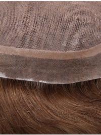 French Lace With Thin Skin All Around Men Toupee