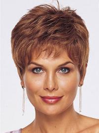 Synthetic Hair Wigs Auburn Boycuts Sassy Synthetic Lace Front Wigs