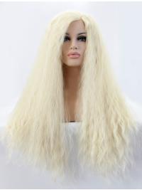 Long Hair Curly Wig Blonde Long 21 Inches Colorful Best Lace Front Wigs