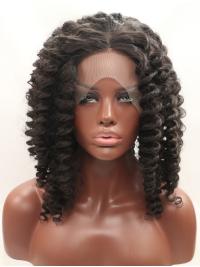 Shoulder Length Wigs Synthetic Without Bangs Shoulder Length Lace Front Wigs For Black Hair