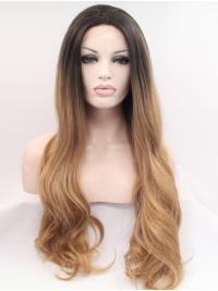 Long Wavy Synthetic Wigs Wavy Synthetic 30 Inches Modern Lace Fronts Wigs