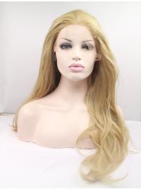 Long Wavy Wig Without Bangs Blonde Without Bangs 26 Inches A Special Place Wigs