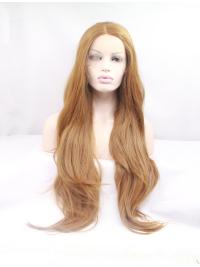 Long Wavy Wigs Layered Blonde Layered 32 Inches Affordable Best Synthetic Lace Wigs
