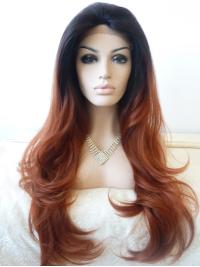 Long Wavy Wigs Layered Wavy Durable Lace Wigs For Sale