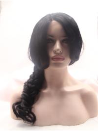 Long Curly Synthetic Wigs Long Synthetic 20 Inches Modern Lace Wigs With Baby Hair