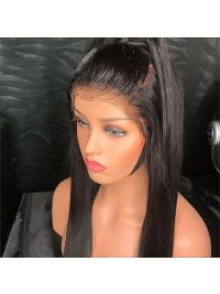 Wigs Pre Plucked With Baby Hair Brazilian Remy Straight Lace Front Human Hair Wigs