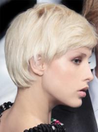 Straight Short Boycuts Wigs Fashion 8 Inches Young Fashion Medium And Short Synthetic Wigs