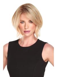 Straight Synthetic 8"(As Picture) Blonde Part XL Topper From
