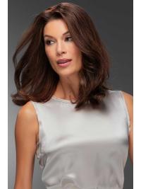 Straight Remy Human Hair 12"(As Picture) Auburn Top Form From